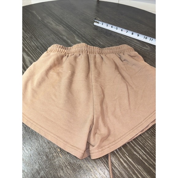 Trendy Queen Womens Comfy Lounge Athletic Sweat Shorts, Brown Size SMALL - Picture 9 of 10